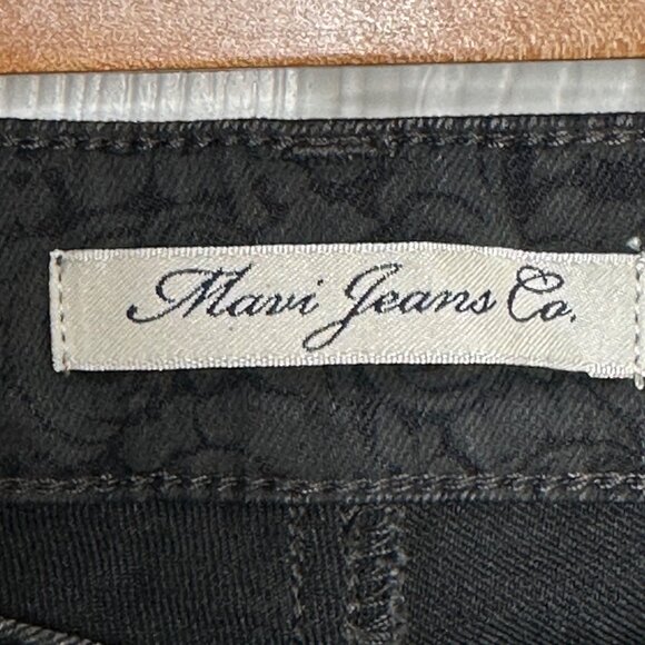 Mavi Jeans Co. Black Floral Patterned Womens Skinny Jeans - Picture 8 of 12